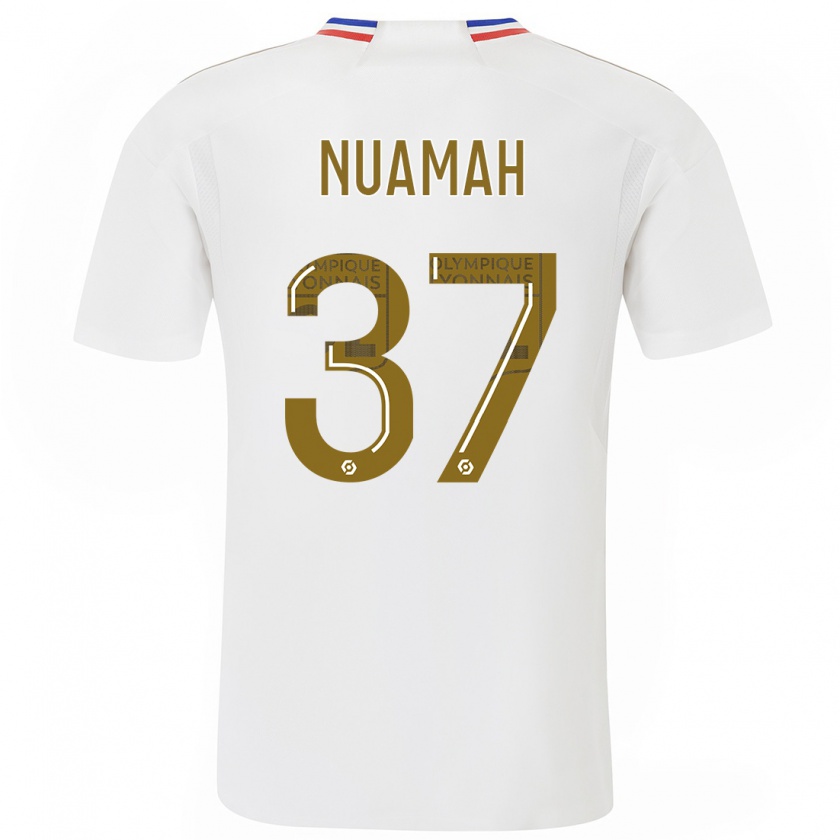 Kandiny Gyermek Ernest Nuamah #37 Fehér Hazai Jersey 2023/24 Mez Póló Ing