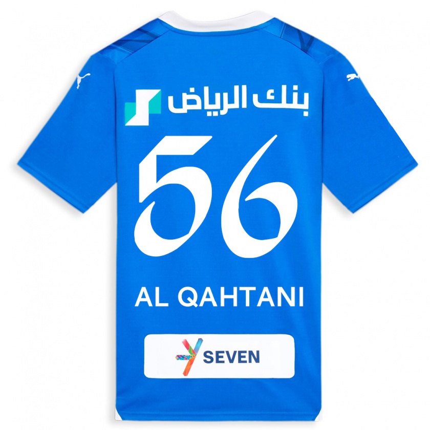 Kandiny Gyermek Mohammed Al-Qahtani #56 Kék Hazai Jersey 2023/24 Mez Póló Ing