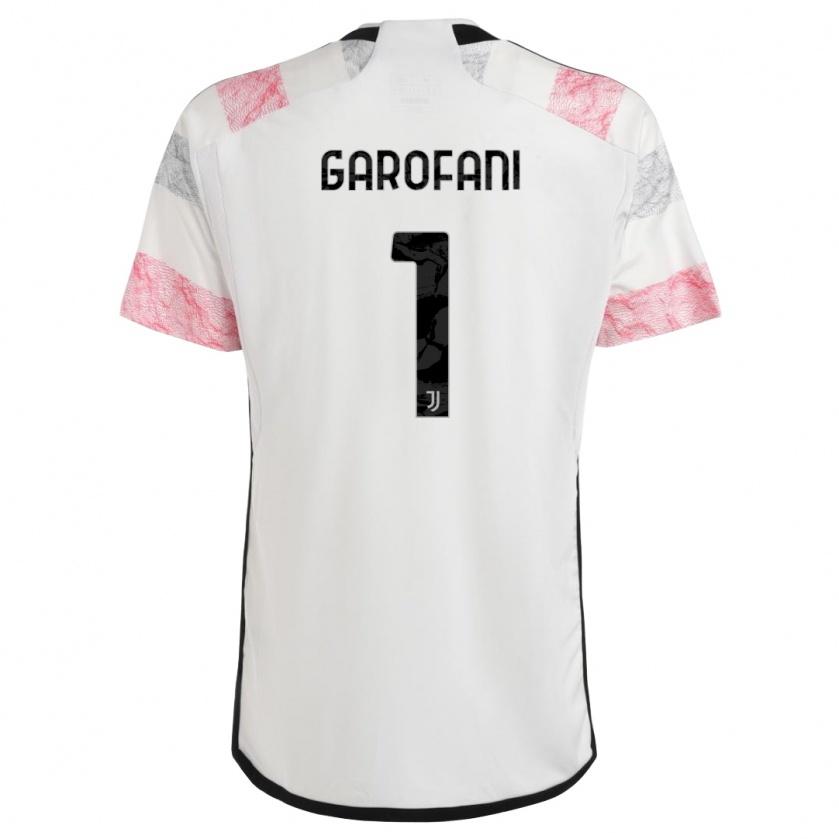 Kandiny Gyermek Giovanni Garofani #1 Fehér Rózsaszín Idegenbeli Jersey 2023/24 Mez Póló Ing