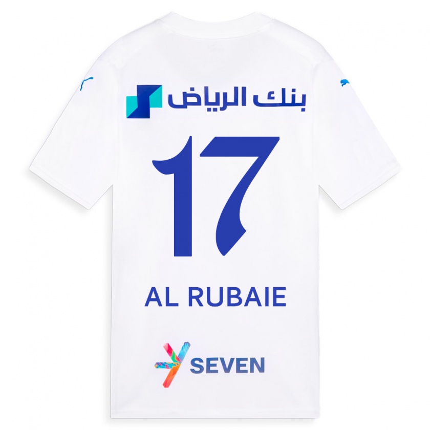 Kandiny Gyermek Mohammed Al-Rubaie #17 Fehér Idegenbeli Jersey 2023/24 Mez Póló Ing