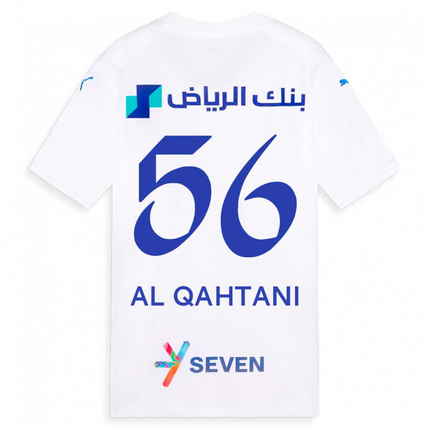 Kandiny Gyermek Mohammed Al-Qahtani #56 Fehér Idegenbeli Jersey 2023/24 Mez Póló Ing