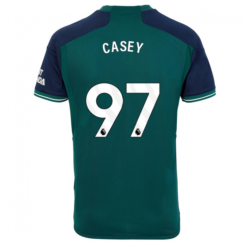 Kandiny Gyermek Dan Casey #97 Zöld Harmadik Számú Jersey 2023/24 Mez Póló Ing