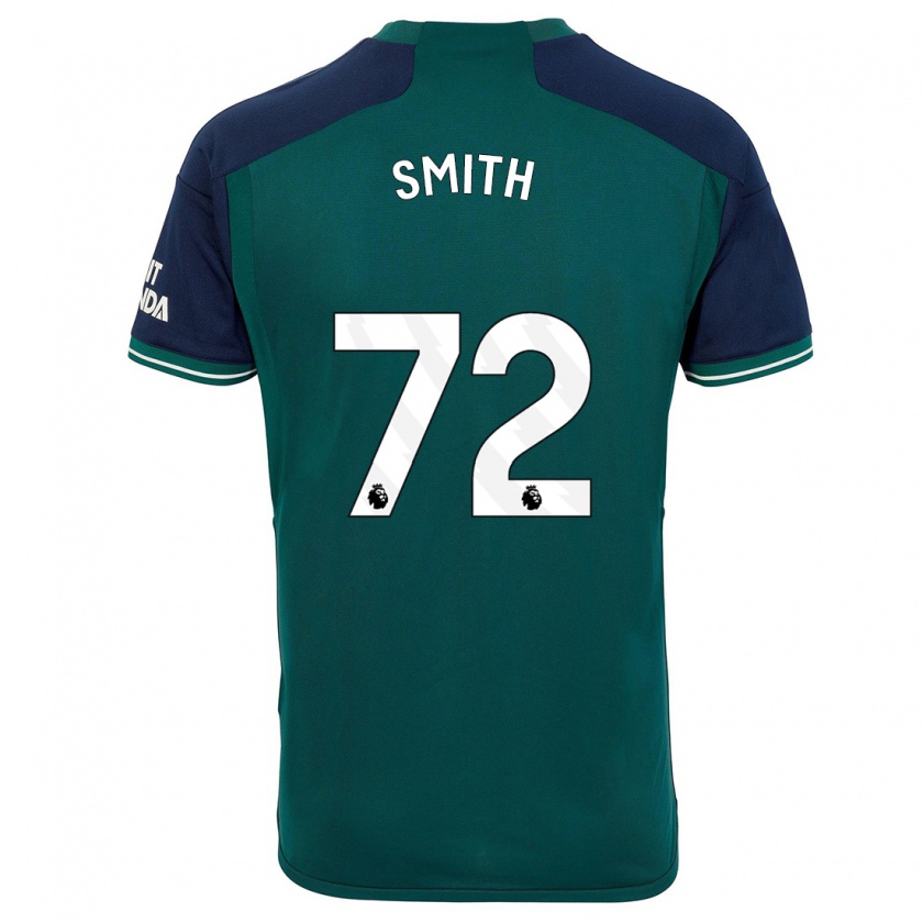 Kandiny Gyermek Matt Smith #72 Zöld Harmadik Számú Jersey 2023/24 Mez Póló Ing