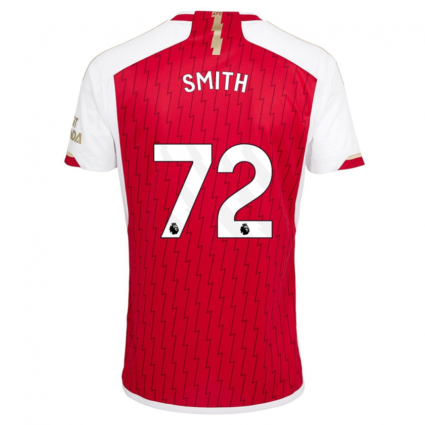 Kandiny Férfi Matt Smith #72 Piros Hazai Jersey 2023/24 Mez Póló Ing