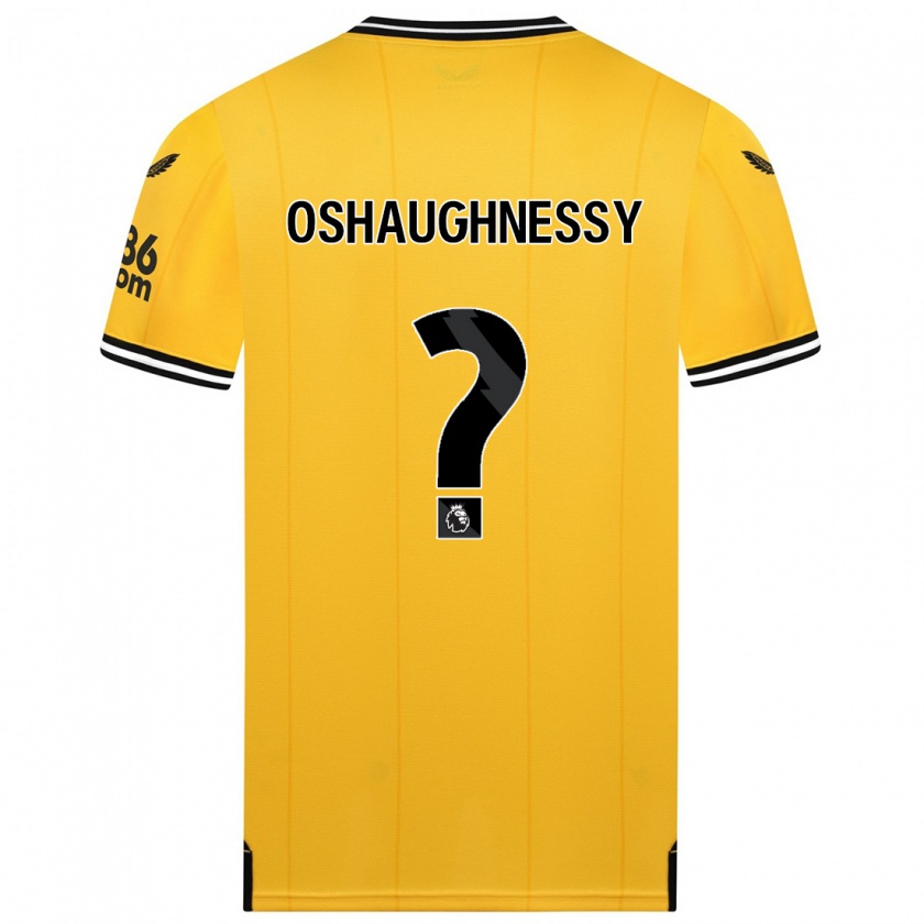 Kandiny Férfi Joe Oshaughnessy #0 Sárga Hazai Jersey 2023/24 Mez Póló Ing