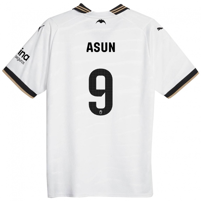Kandiny Férfi Asun #9 Fehér Hazai Jersey 2023/24 Mez Póló Ing