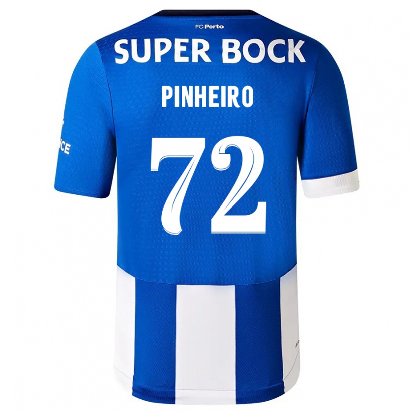 Kandiny Férfi Rodrigo Pinheiro #72 Kék Fehér Hazai Jersey 2023/24 Mez Póló Ing