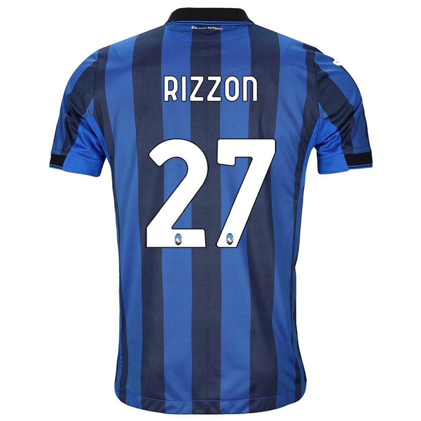 Kandiny Férfi Giulia Rizzon #27 Fekete Kék Hazai Jersey 2023/24 Mez Póló Ing