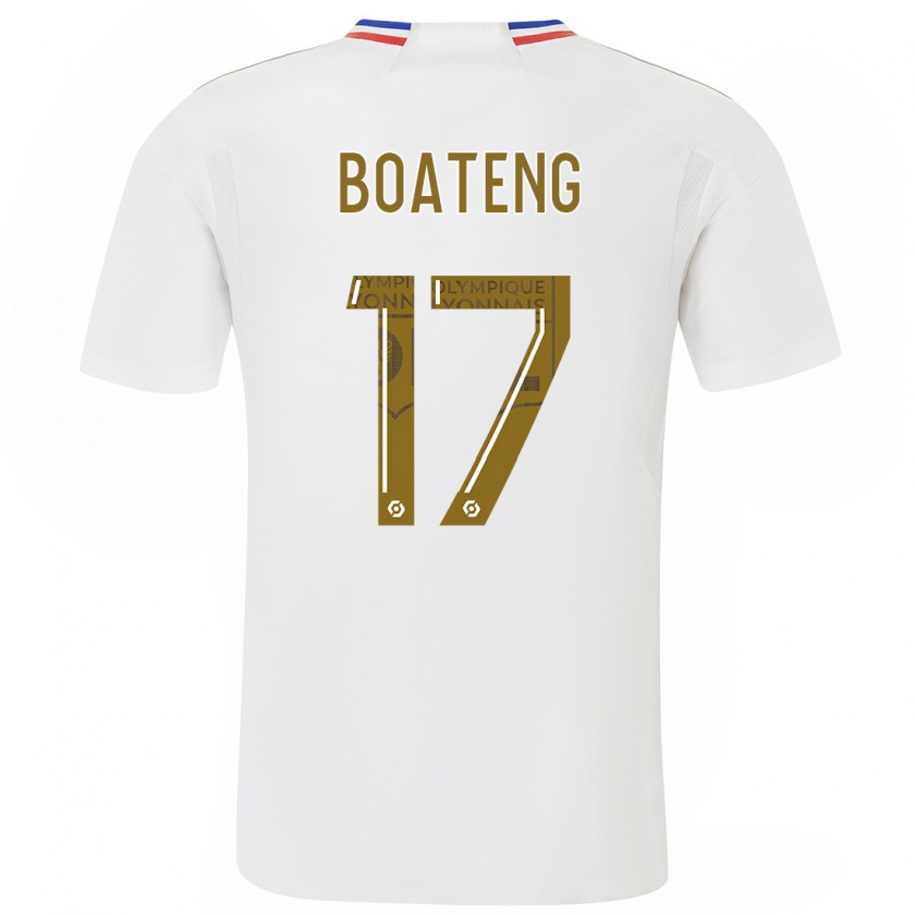 Kandiny Férfi Jerome Boateng #17 Fehér Hazai Jersey 2023/24 Mez Póló Ing