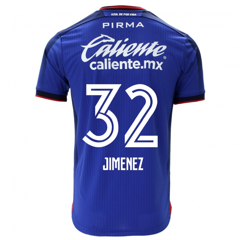 Kandiny Férfi Cristian Jiménez #32 Kék Hazai Jersey 2023/24 Mez Póló Ing