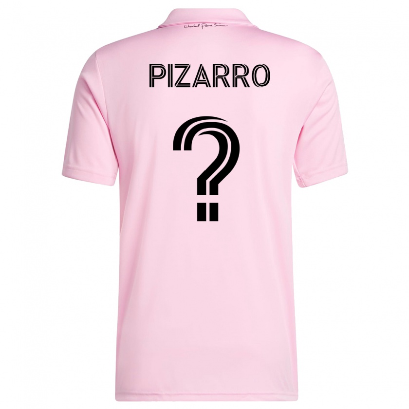 Kandiny Férfi Rodolfo Pizarro #0 Rózsaszín Hazai Jersey 2023/24 Mez Póló Ing