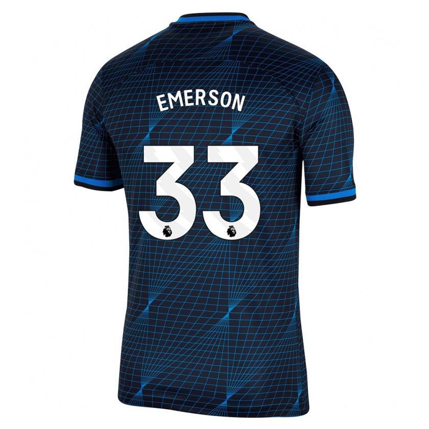 Kandiny Férfi Emerson #33 Sötétkék Idegenbeli Jersey 2023/24 Mez Póló Ing