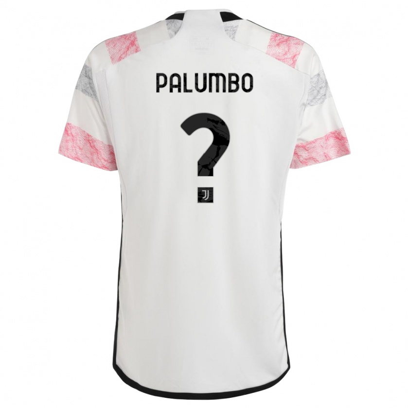 Kandiny Férfi Martin Palumbo #0 Fehér Rózsaszín Idegenbeli Jersey 2023/24 Mez Póló Ing
