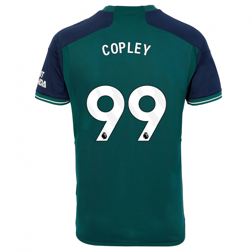 Kandiny Férfi Louie Copley #99 Zöld Harmadik Számú Jersey 2023/24 Mez Póló Ing