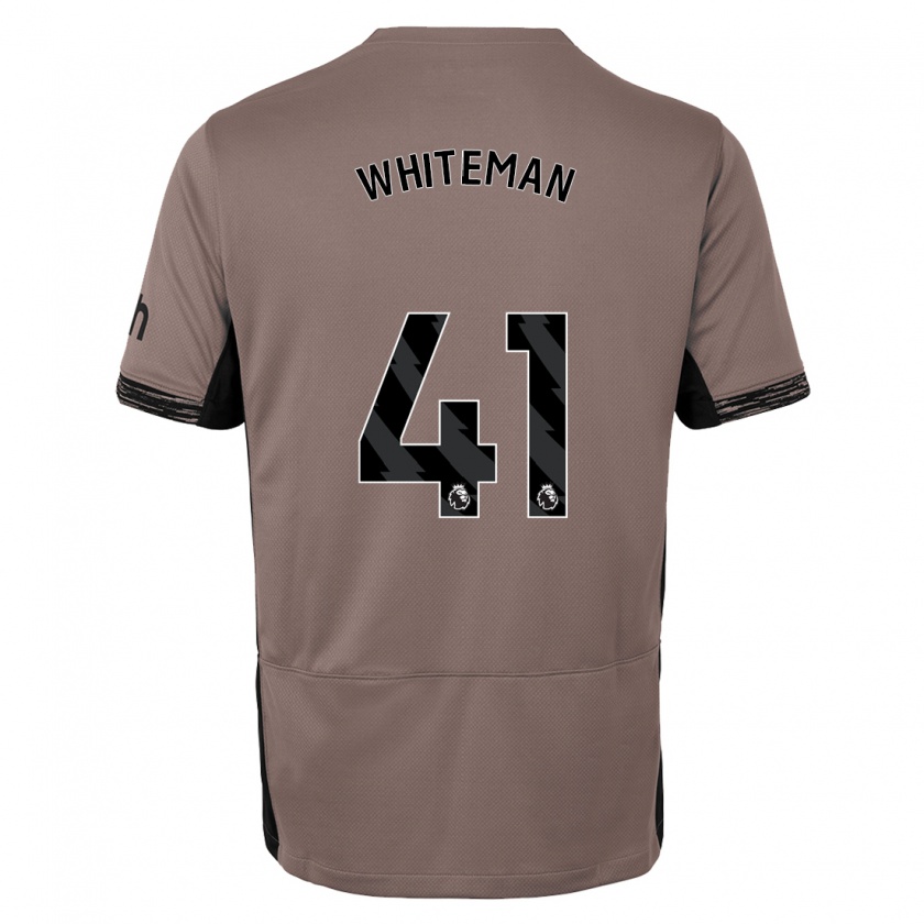 Kandiny Férfi Alfie Whiteman #41 Sötét Bézs Harmadik Számú Jersey 2023/24 Mez Póló Ing
