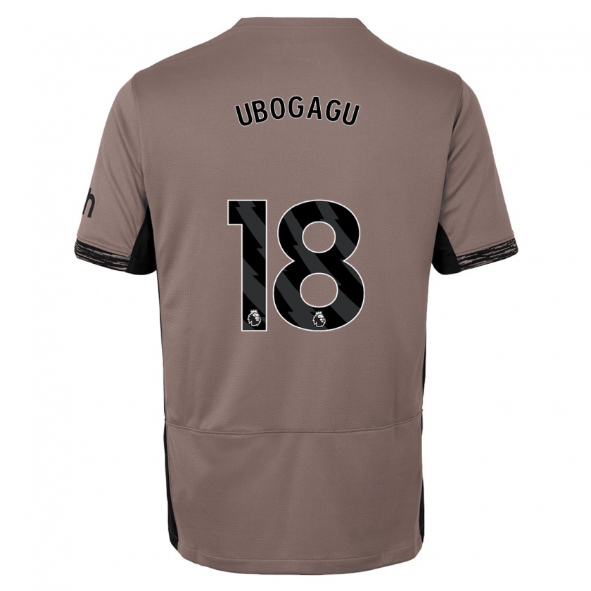 Kandiny Férfi Chioma Ubogagu #18 Sötét Bézs Harmadik Számú Jersey 2023/24 Mez Póló Ing