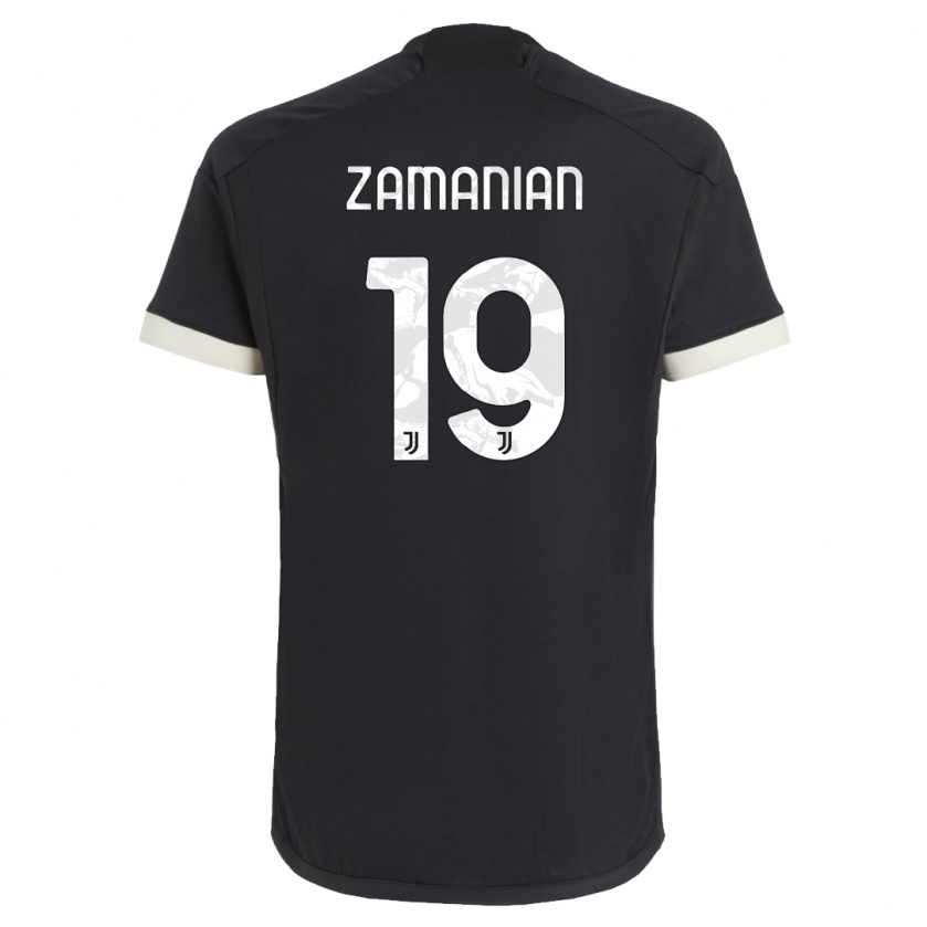 Kandiny Férfi Annahita Zamanian #19 Fekete Harmadik Számú Jersey 2023/24 Mez Póló Ing