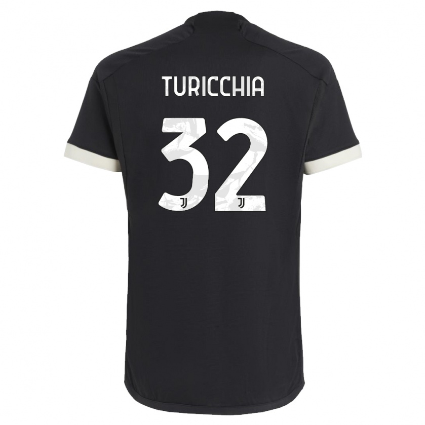 Kandiny Női Riccardo Turicchia #32 Fekete Harmadik Számú Jersey 2023/24 Mez Póló Ing