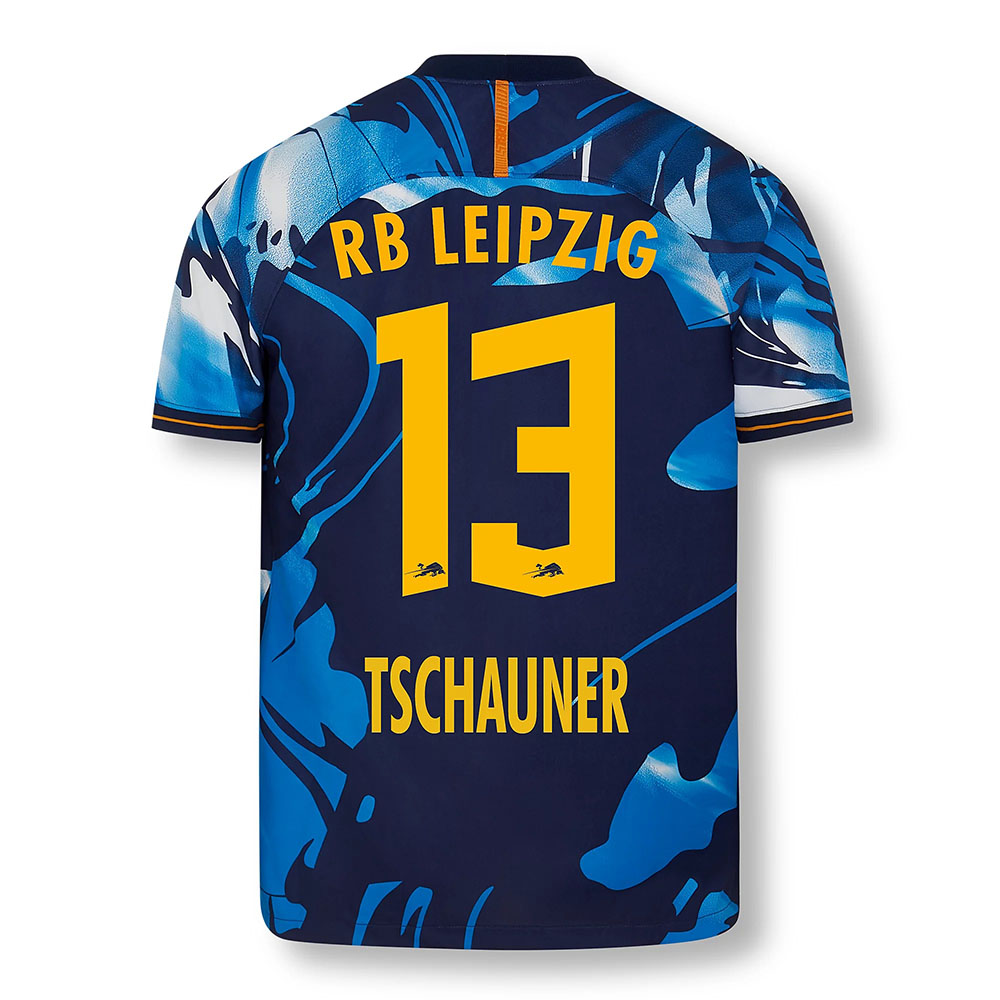 Gyermek Labdarúgás Philipp Tschauner #13 UEFA Fehér Kék Mez 2020/21 Póló Ing
