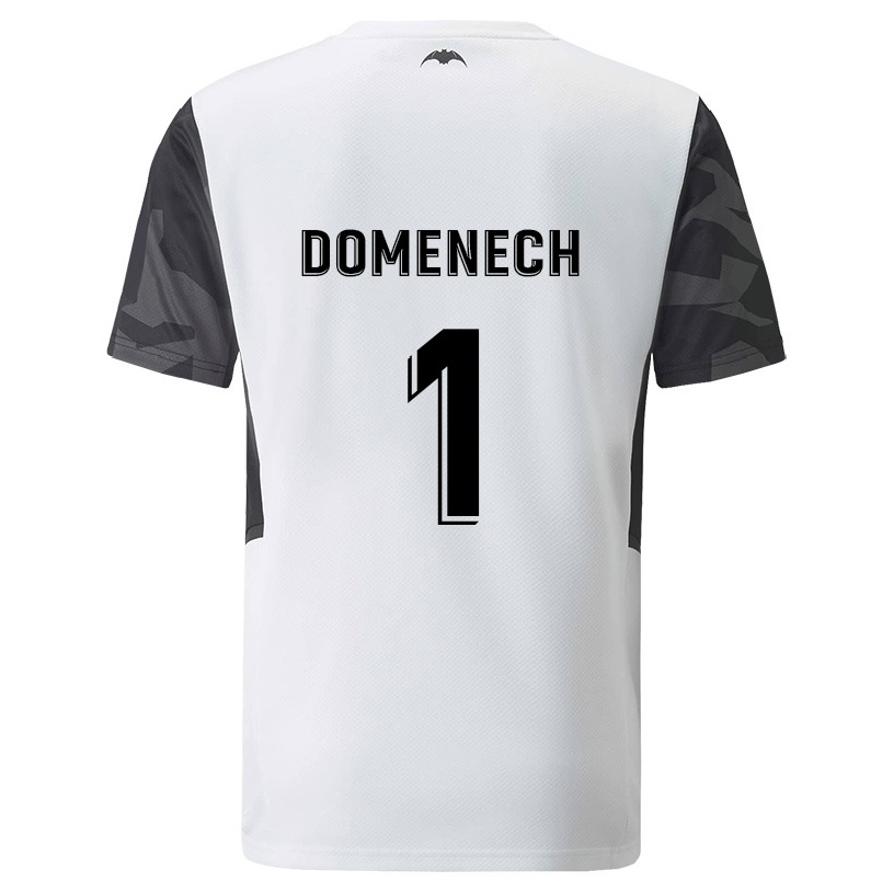 Férfi Labdarúgás Jaume Domenech #1 Fehér Hazai Jersey 2021/22 Mez Póló Ing