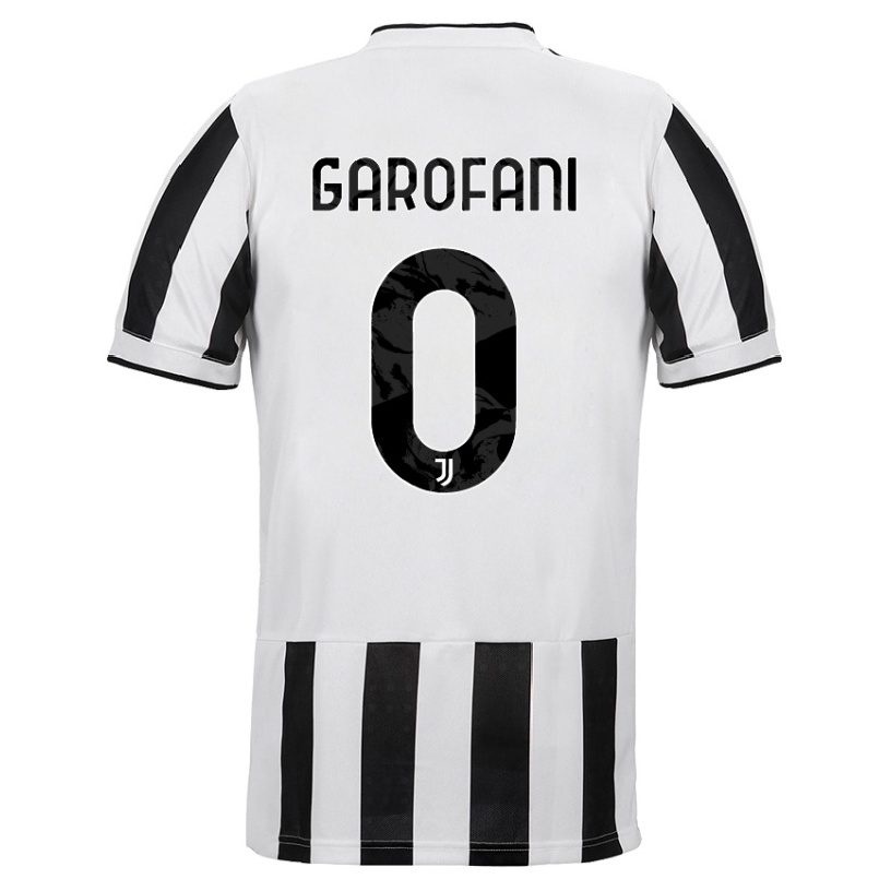 Férfi Labdarúgás Giovanni Garofani #0 Fehér Fekete Hazai Jersey 2021/22 Mez Póló Ing