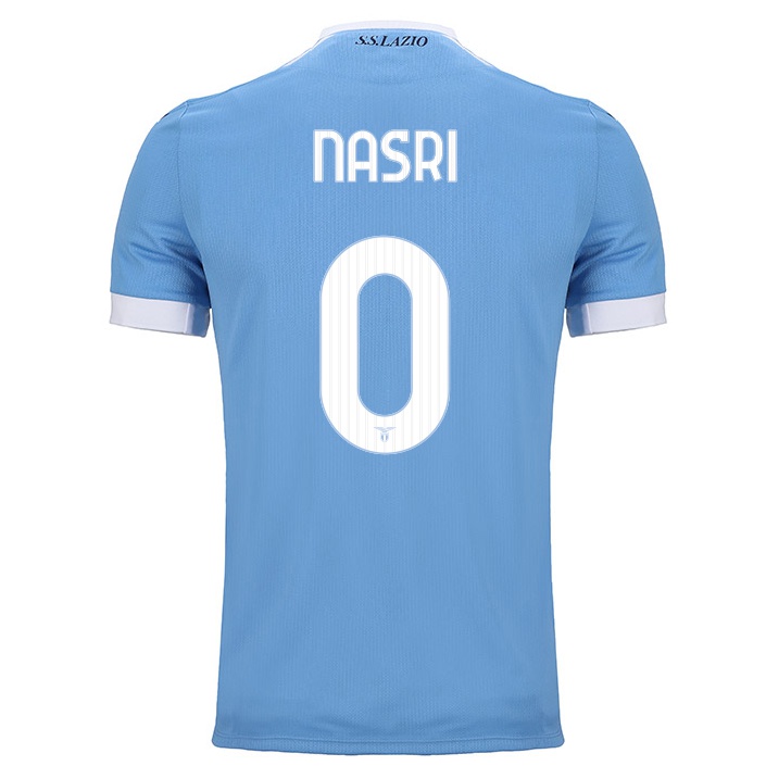Férfi Labdarúgás Kais Nasri #0 Kék Hazai Jersey 2021/22 Mez Póló Ing
