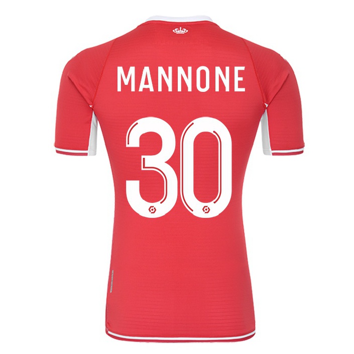 Férfi Labdarúgás Vito Mannone #30 Piros Fehér Hazai Jersey 2021/22 Mez Póló Ing