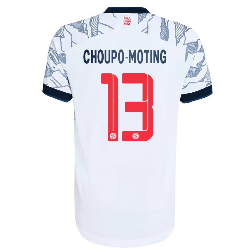 Férfi Labdarúgás Eric Maxim Choupo-moting #13 Szurke Fehér Számú Jersey 2021/22 Mez Póló Ing
