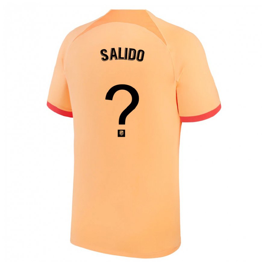 Kandiny Női Alberto Salido #0 Világos Narancs Harmadik Számú Jersey 2022/23 Mez Póló Ing