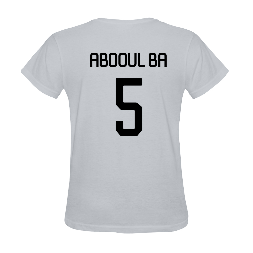 Férfi Abdoul Ba #5 Fehér Mez Póló Ing