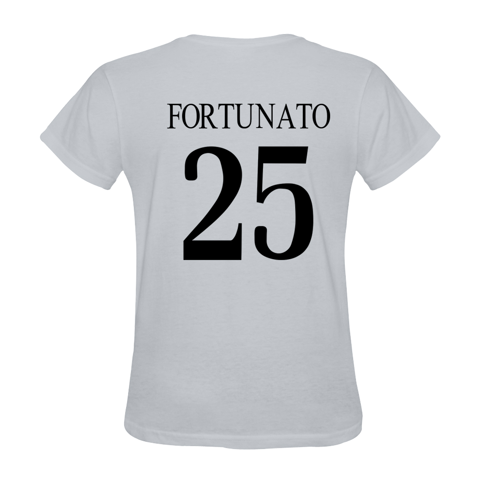 Férfi Jacopo Fortunato #25 Fehér Mez Póló Ing