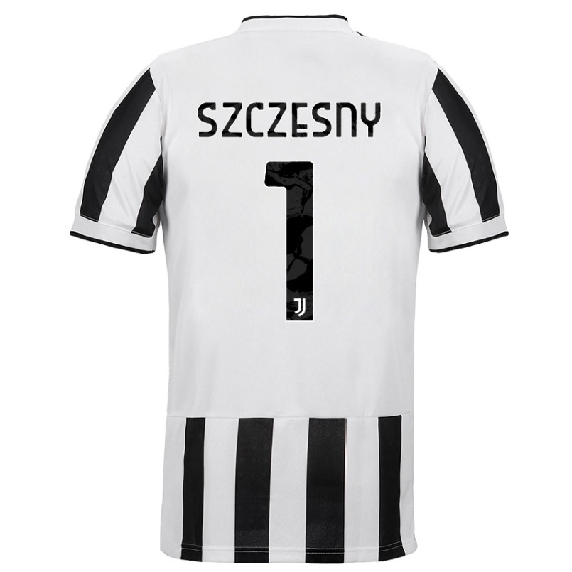 Női Labdarúgás Wojciech Szczesny #1 Fehér Fekete Hazai Jersey 2021/22 Mez Póló Ing