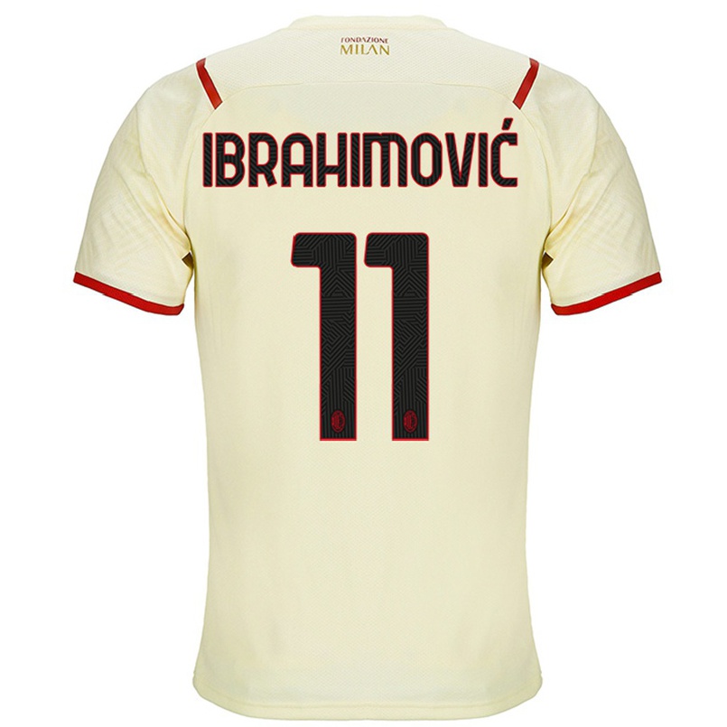 Női Labdarúgás Zlatan Ibrahimovic #11 Pezsgő Idegenbeli Jersey 2021/22 Mez Póló Ing