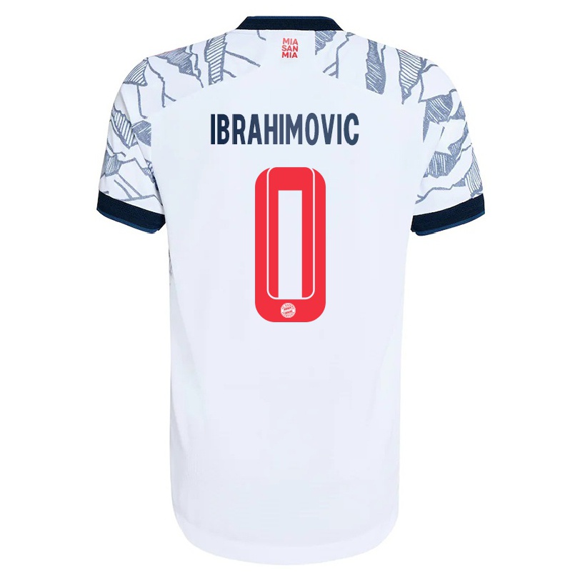 Női Labdarúgás Arijon Ibrahimovic #0 Szurke Fehér Számú Jersey 2021/22 Mez Póló Ing