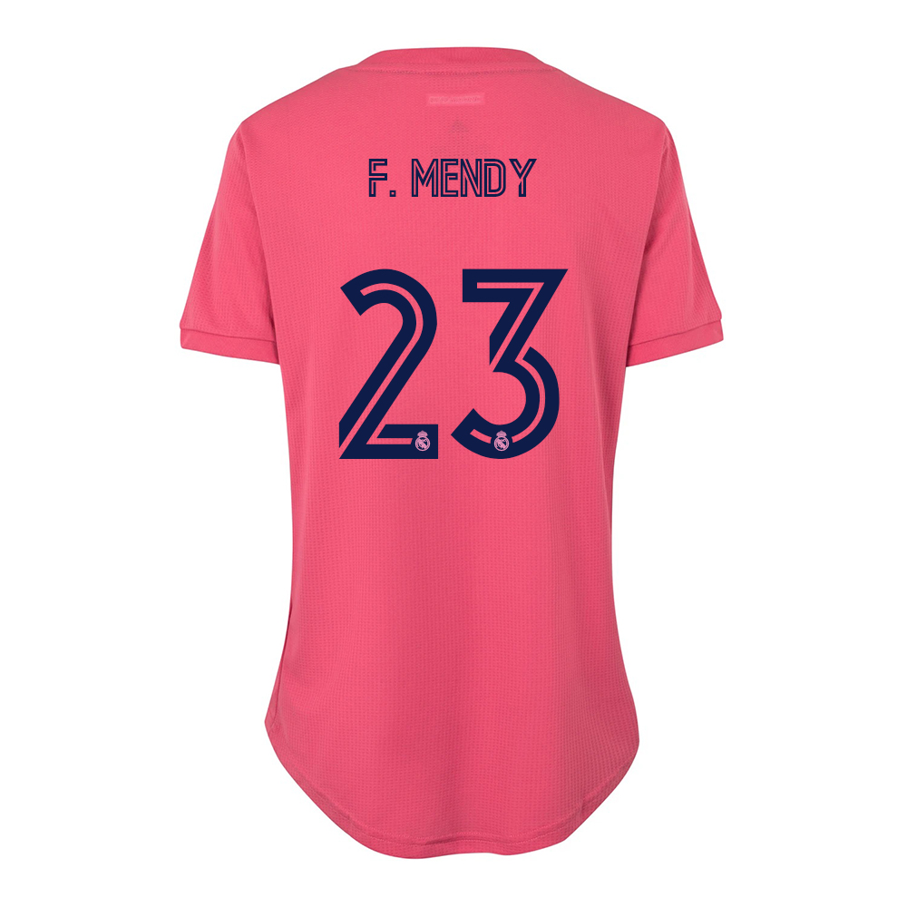 Női Labdarúgás Ferland Mendy #23 Idegenbeli Rózsaszín Mez 2020/21 Póló Ing