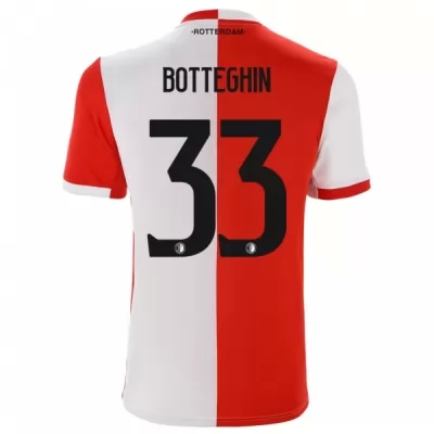Férfi Futball Eric Botteghin 33 Hazai Piros Fehér Mez 2019/20 Póló Ing