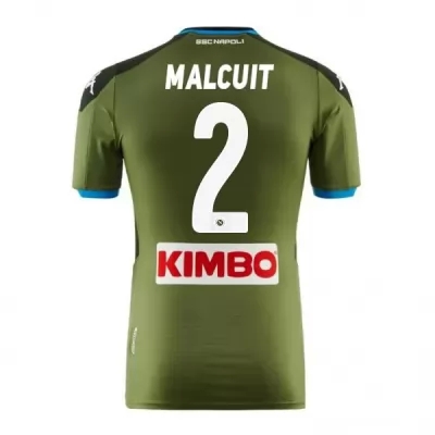 Férfi Futball Kevin Malcuit 2 Idegenbeli Zöld Mez 2019/20 Póló Ing