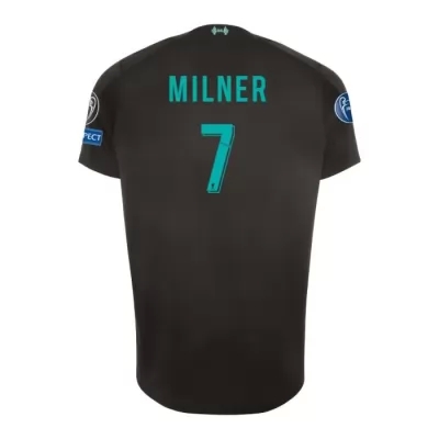 Férfi Futball James Milner 7 3. Számú Fekete Mez 2019/20 Póló Ing
