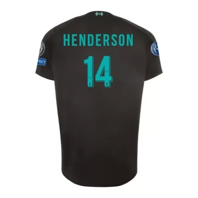 Férfi Futball Henderson 14 3. Számú Fekete Mez 2019/20 Póló Ing