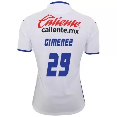 Férfi Futball Santiago Gimenez 29 Idegenbeli Fehér Mez 2019/20 Póló Ing