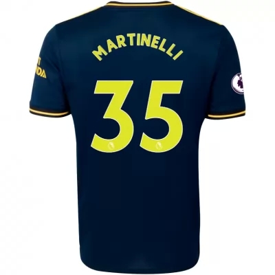 Gyermek Futball Gabriel Martinelli 35 3. Számú Sötétkék Mez 2019/20 Póló Ing