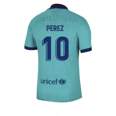 Gyermek Futball Carles Perez 10 3. Számú Kék Mez 2019/20 Póló Ing