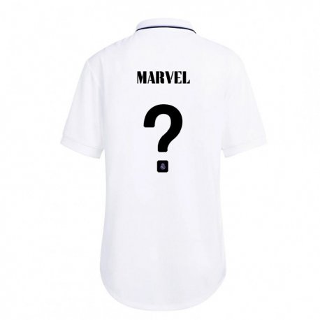 Kandiny Gyermek Marvel #0 Fehér Lila Hazai Jersey 2022/23 Mez Póló Ing