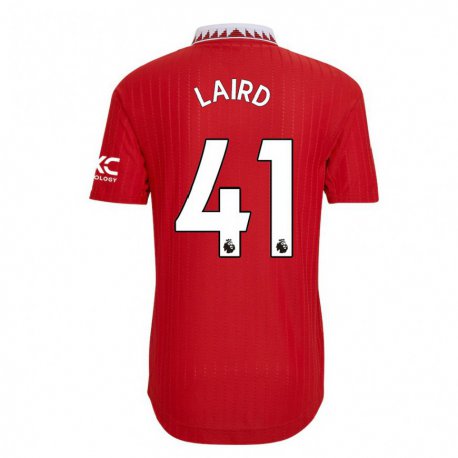 Kandiny Gyermek Ethan Laird #41 Piros Hazai Jersey 2022/23 Mez Póló Ing
