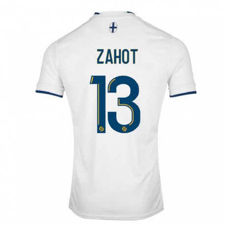 Kandiny Gyermek Sarah Zahot #13 Fehér Zafír Hazai Jersey 2022/23 Mez Póló Ing
