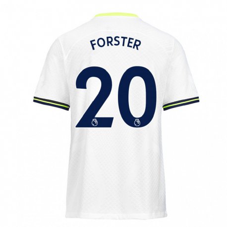 Kandiny Gyermek Fraser Forster #20 Fehér Zöld Hazai Jersey 2022/23 Mez Póló Ing