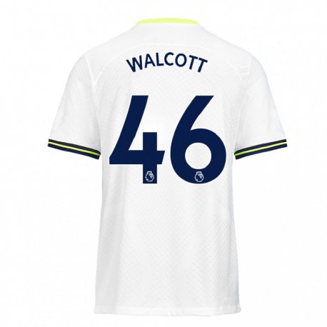 Kandiny Gyermek Malachi Fagan Walcott #46 Fehér Zöld Hazai Jersey 2022/23 Mez Póló Ing