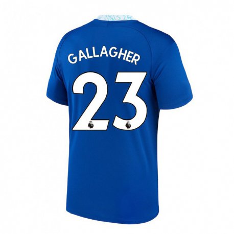 Kandiny Gyermek Conor Gallagher #23 Sötétkék Hazai Jersey 2022/23 Mez Póló Ing