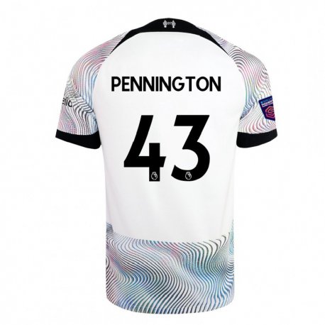 Kandiny Gyermek Cody Pennington #43 Fehér Színes Idegenbeli Jersey 2022/23 Mez Póló Ing