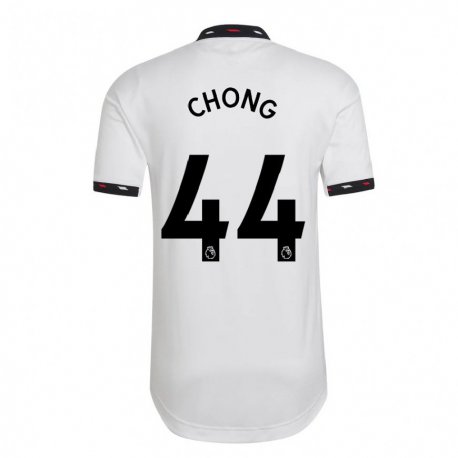 Kandiny Gyermek Tahith Chong #44 Fehér Idegenbeli Jersey 2022/23 Mez Póló Ing